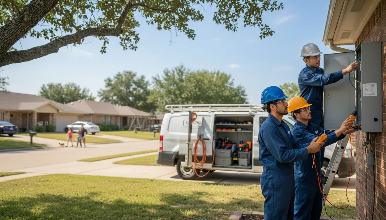Certified electrician providing emergency electrical services in Seneca, NE